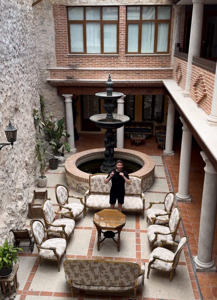 Patio interior del Castillo de Curiel