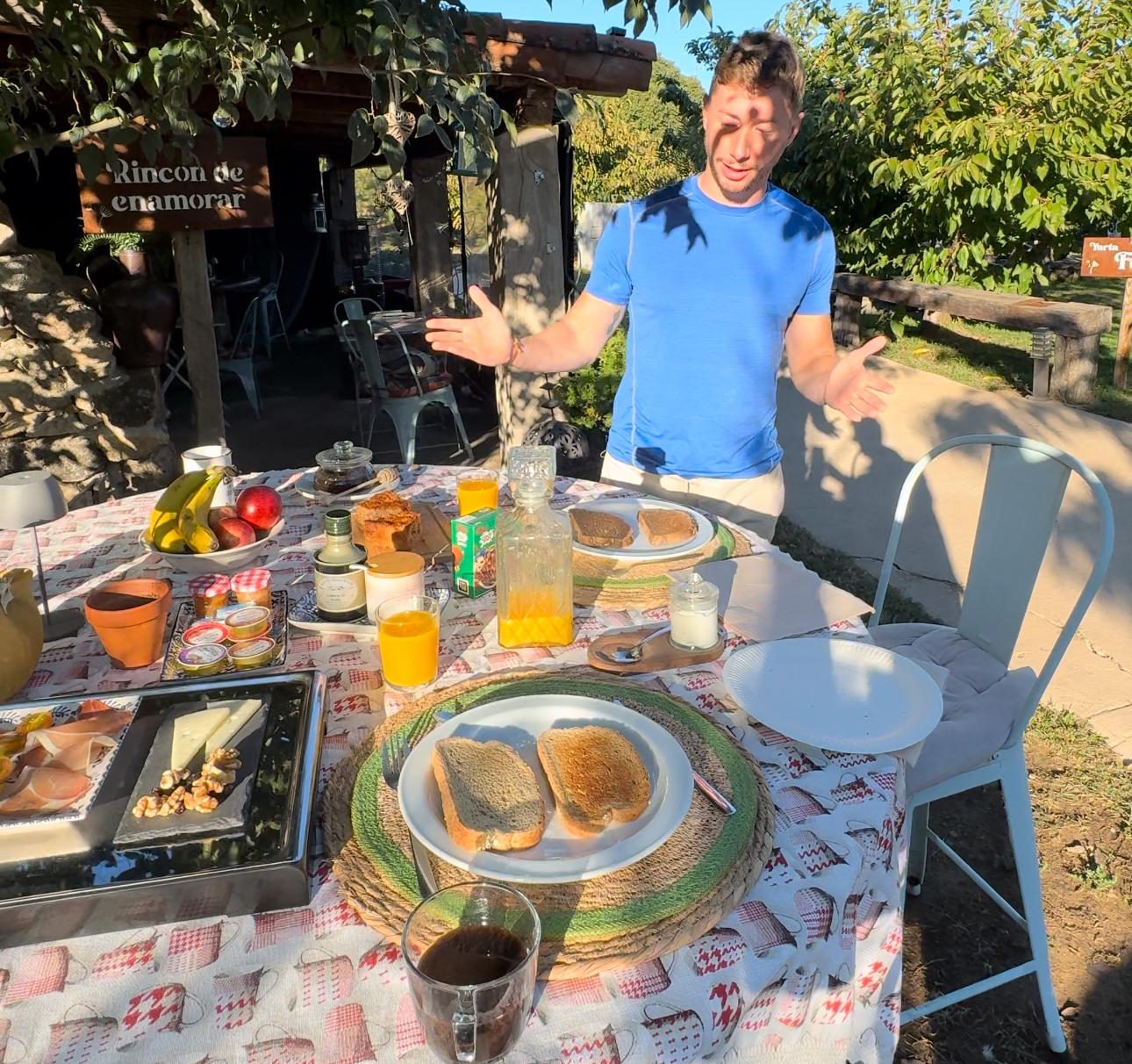 Glamping el Jardín de las Delizias en Avila - Descubriendo Viajes (3) desayuno