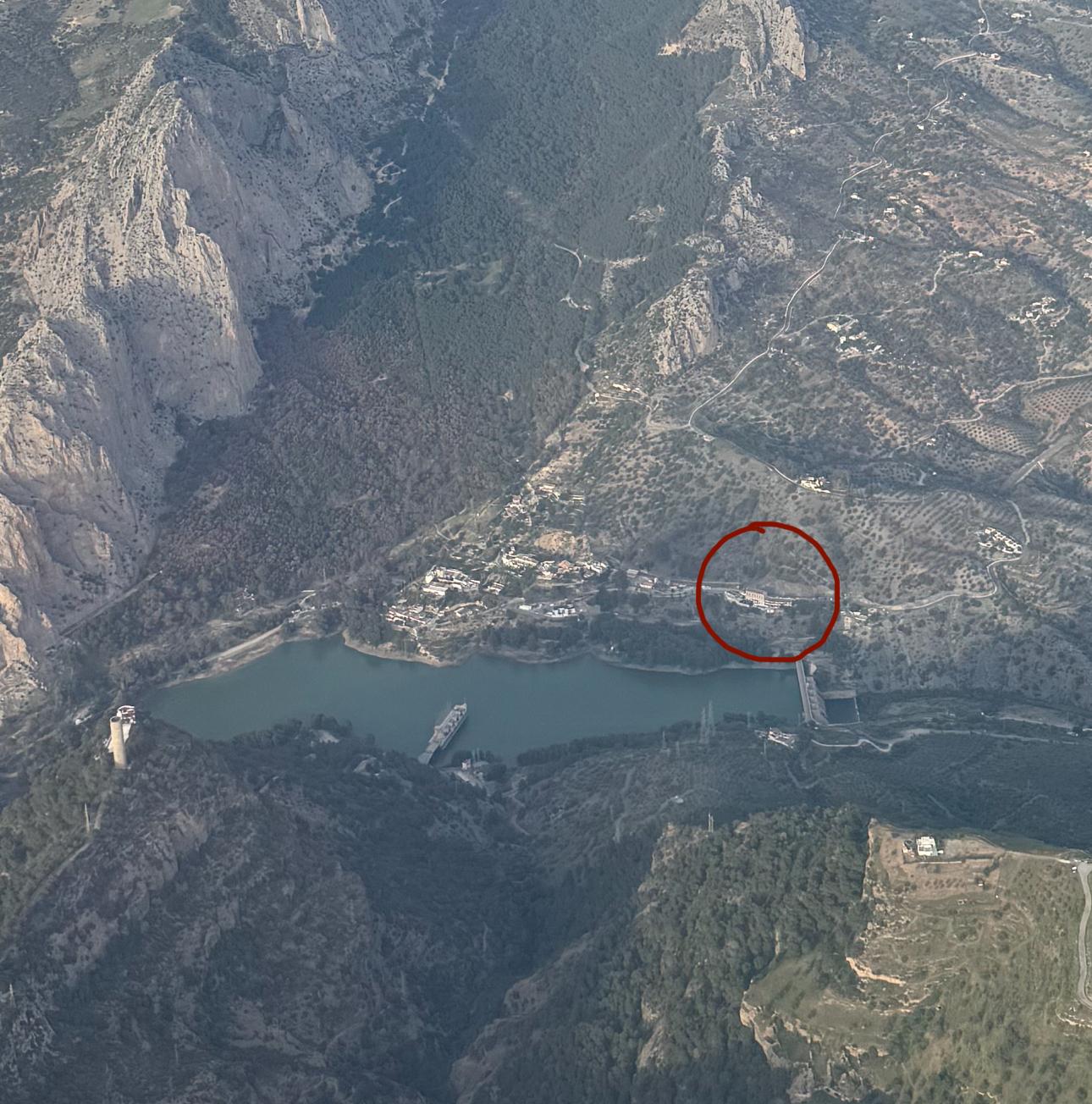 Hotel La Garganta visto desde el avión - Descubriendo Viajes