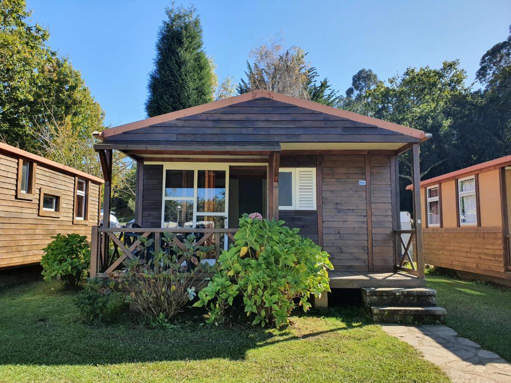 Bungalow de madera del Camping El Helguero