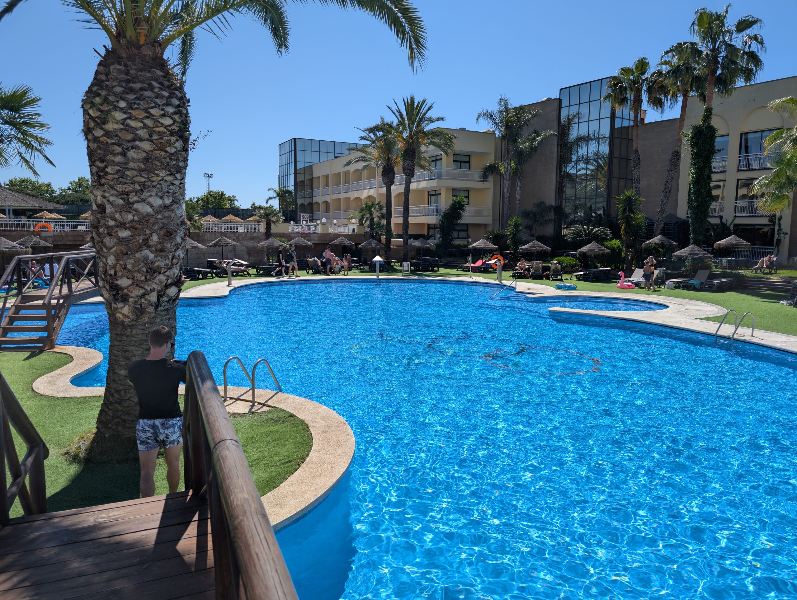 Piscina grande para adultos del Evenia Olympic Resort