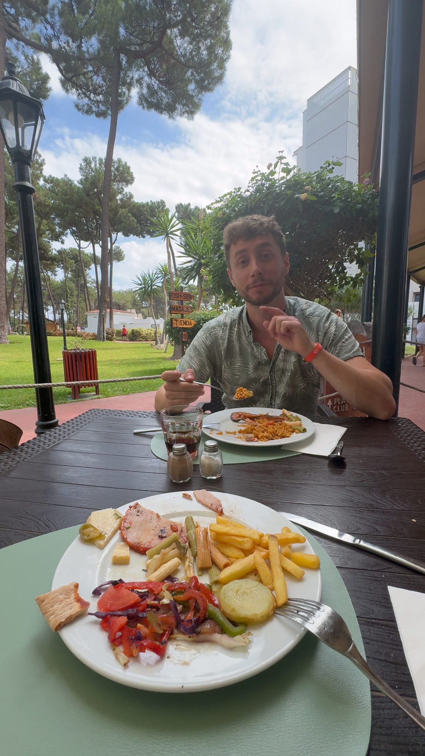 Comida Aluasun park - descubriendo viajes