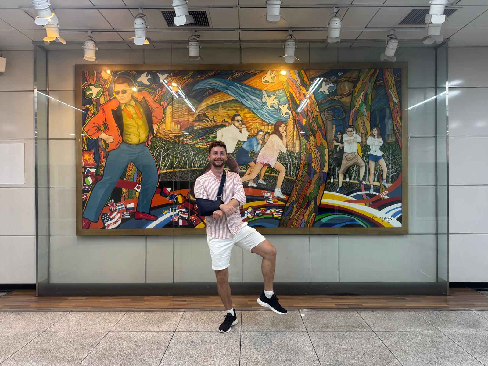 La estación de metro de Gangnam, en Seúl