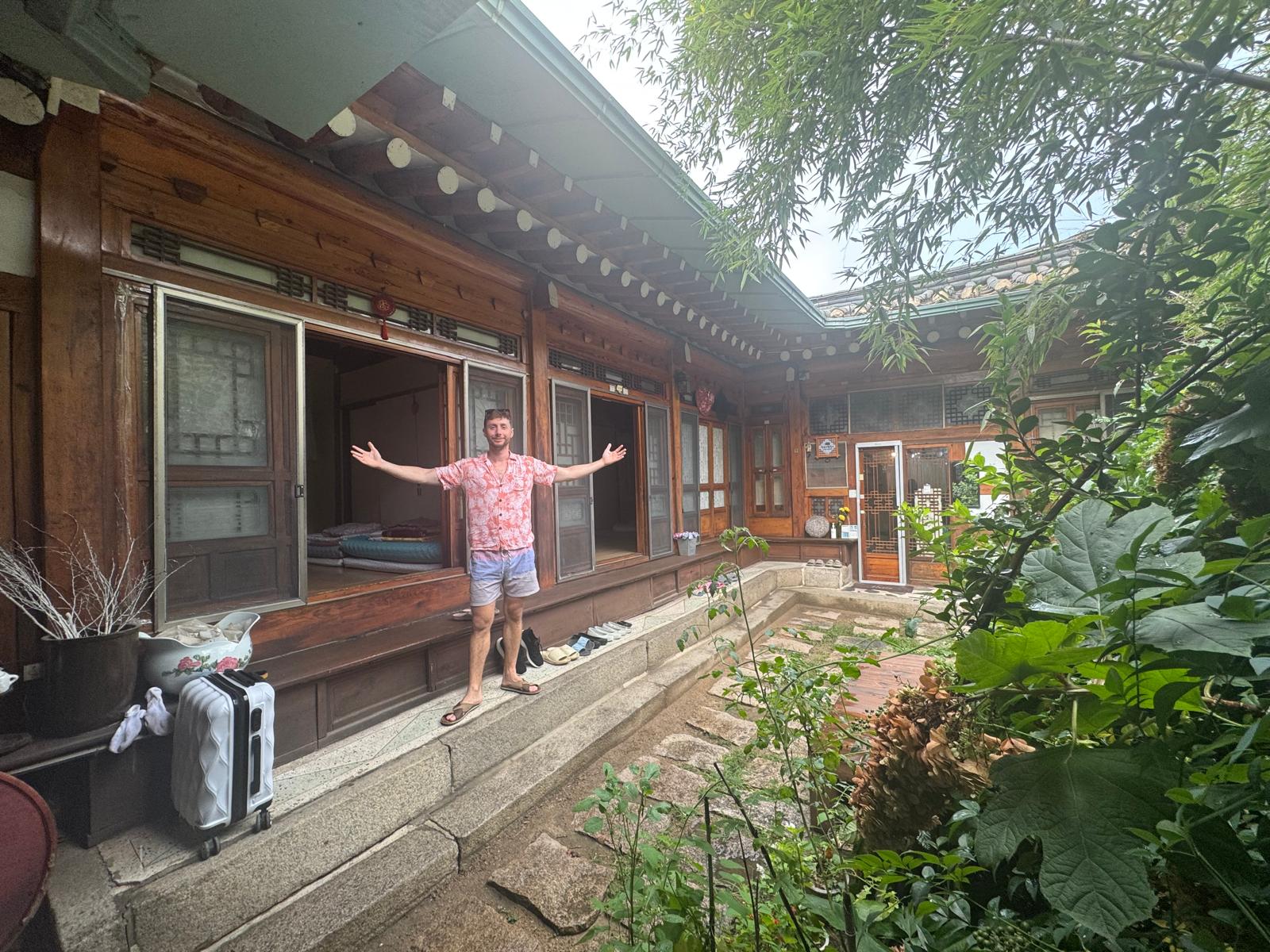 Casa típica coreana convertida en guest house, en Seúl