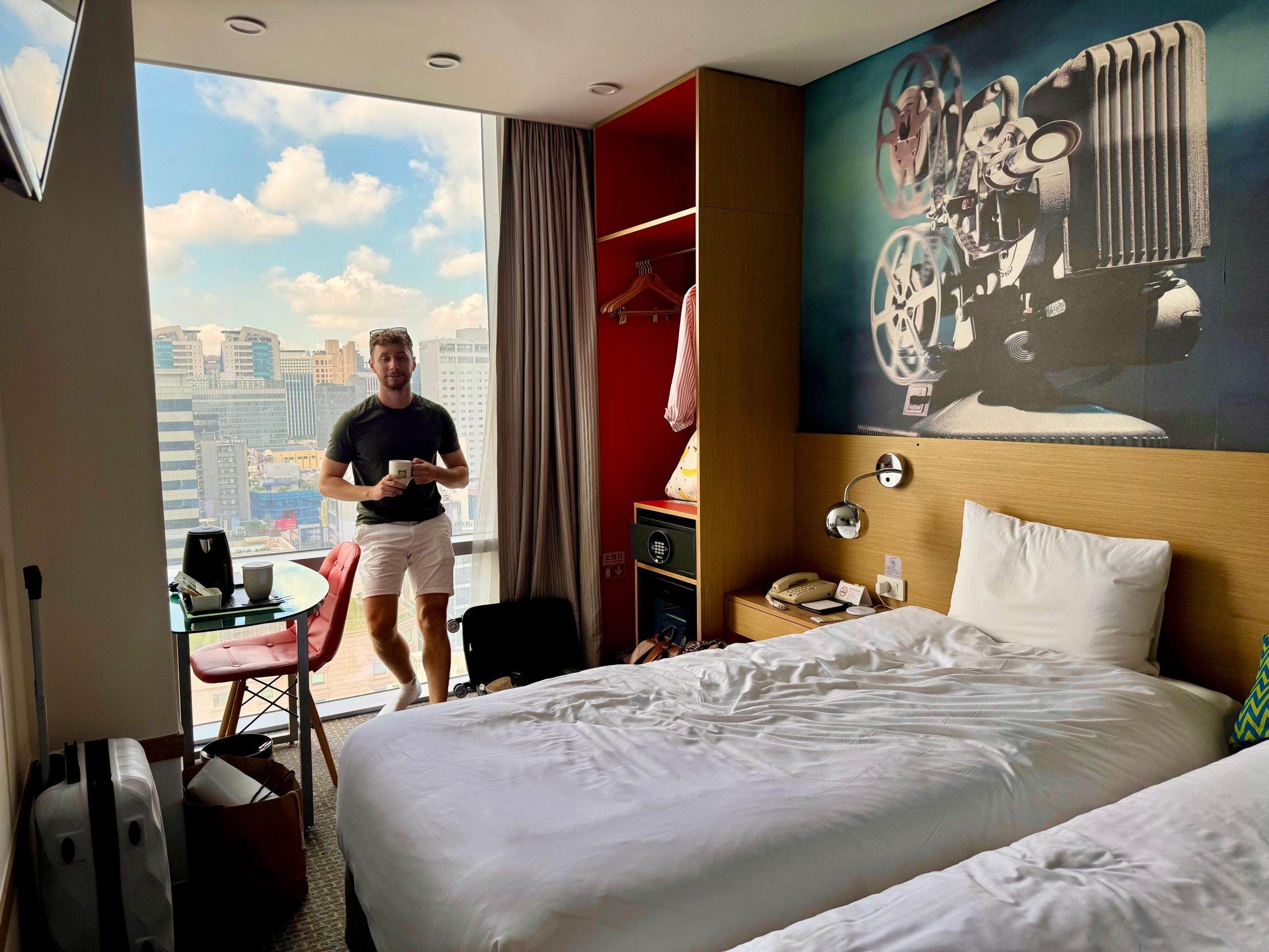 Habitación doble del ibis Styles Ambassador Seoul Myeongdong