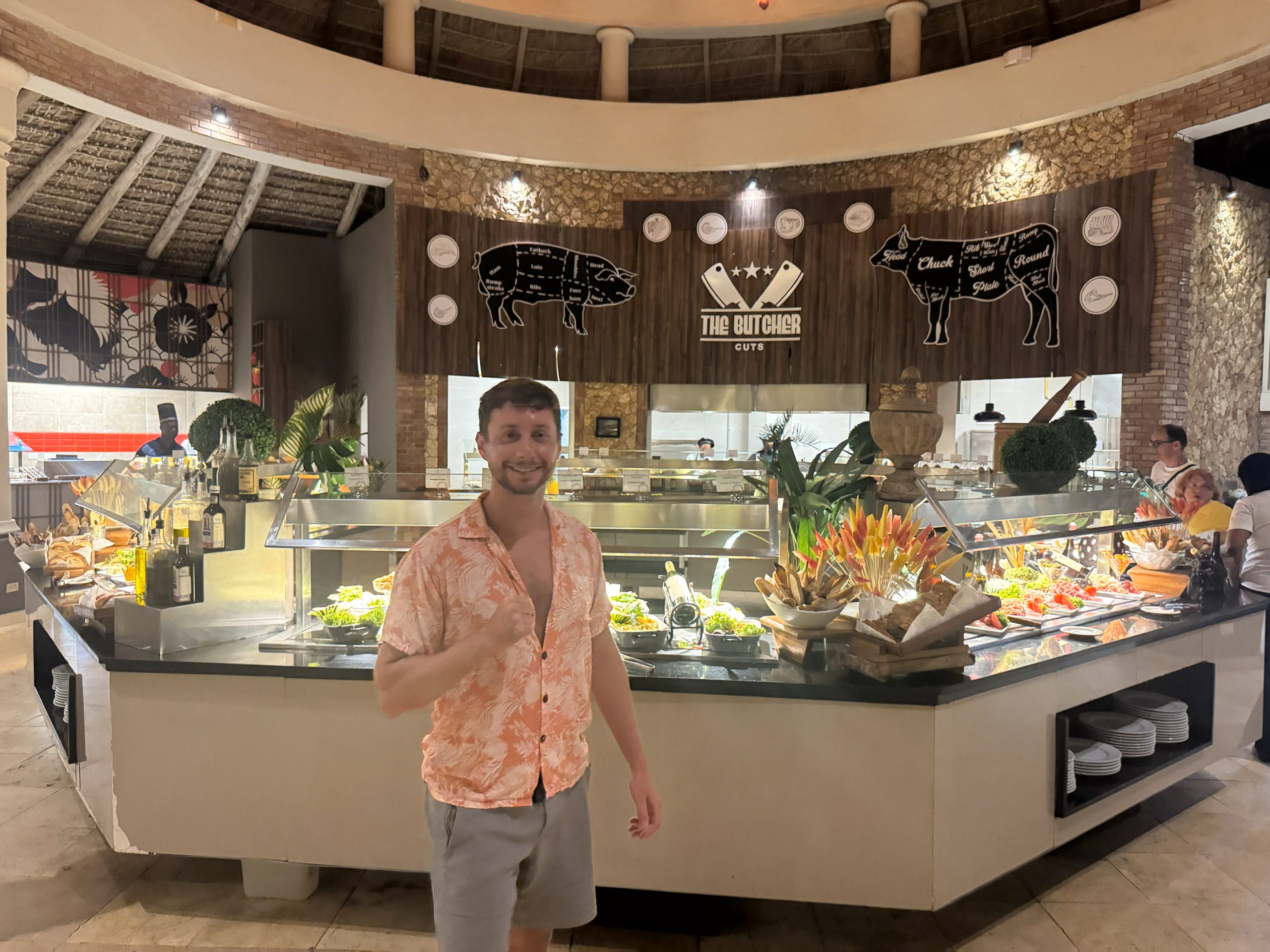 Buffet del hotel Sunscape Dominicus La Romana