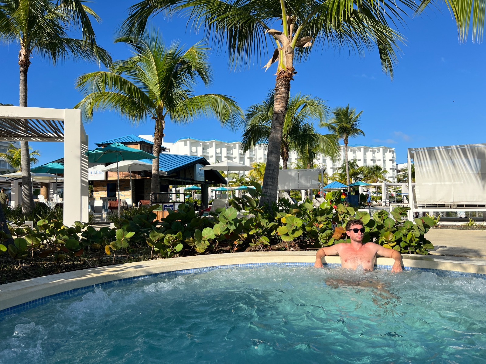 Zona de piscinas del Dreams Cap Cana Resort and Spa