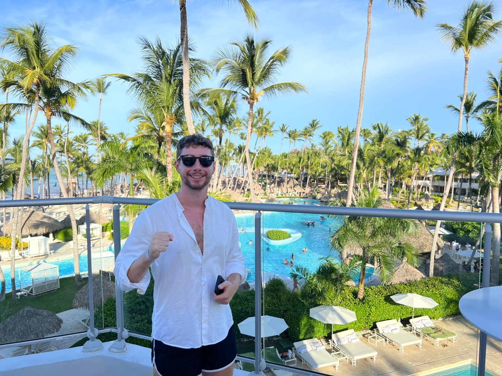 Zona de piscina del Meliá Punta Cana Beach Wellness Inclusive