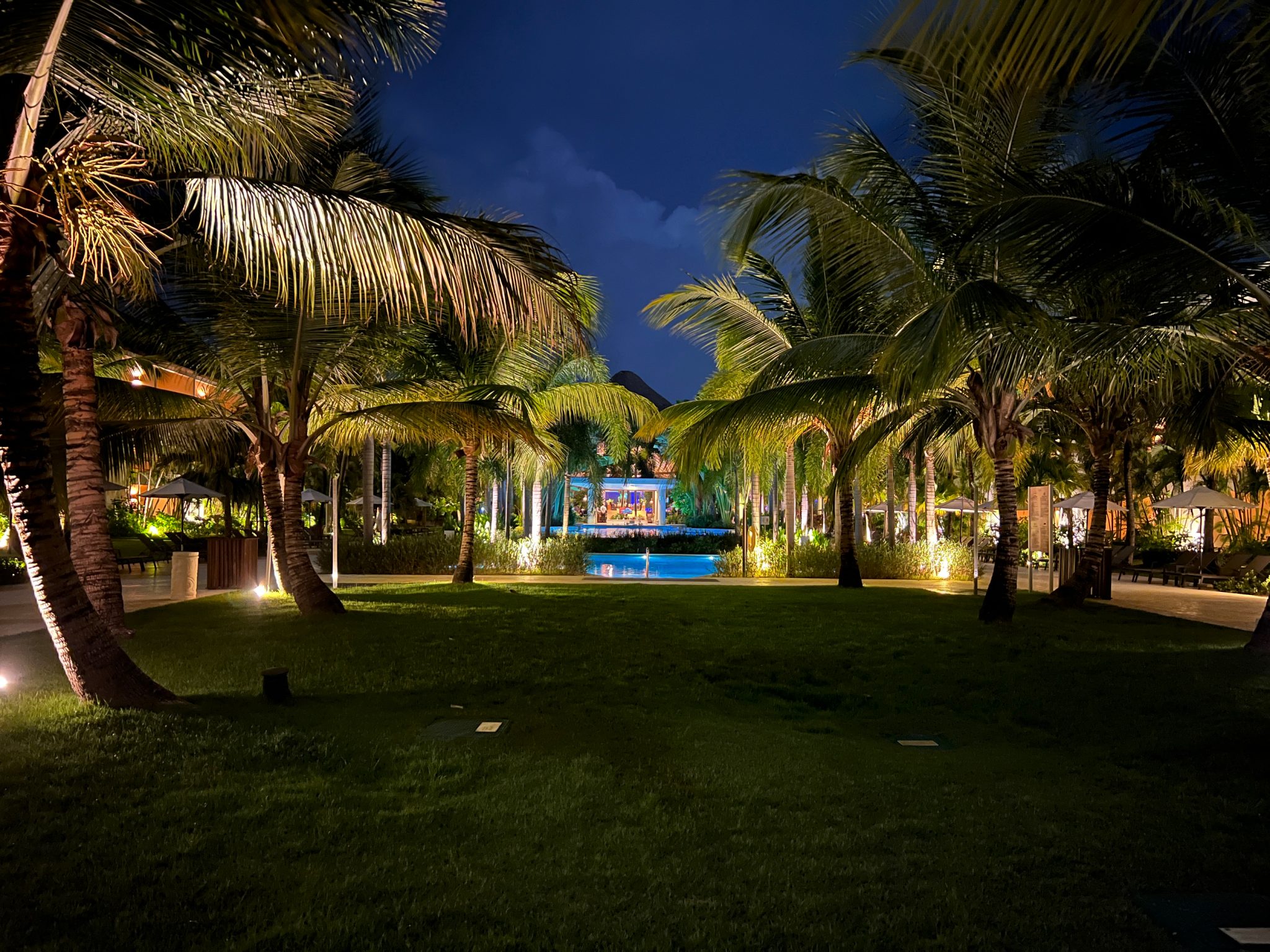 Dreams Royal Beach night pool