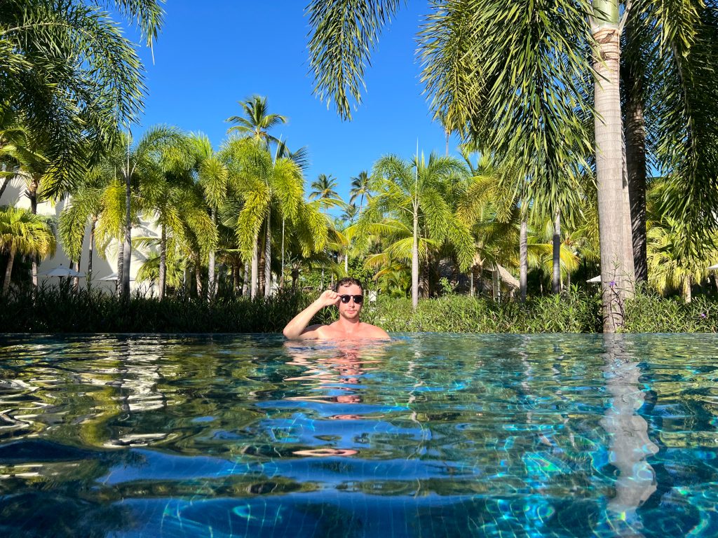 Piscina Tropical del hotel Dreams Royal Beach en Punta Cana