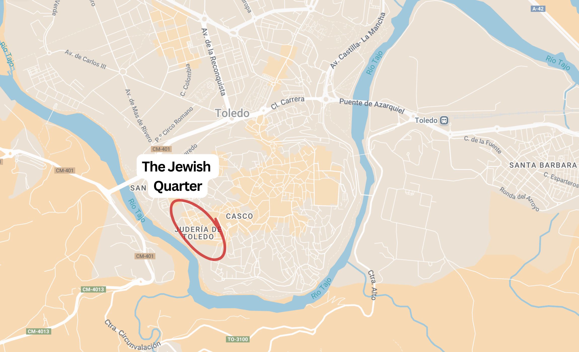 jewish quarter toledo map - discovering stays desacubriendo viajes