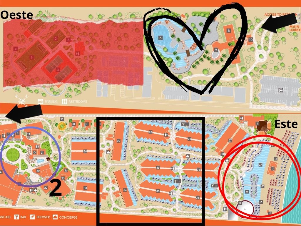 (ES) Mapa Nickelodeon Punta Cana - Descubriendo Viajes