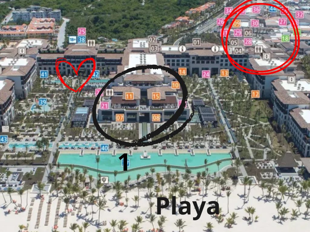 Mapa-Lopesan Costa Bávaro-Descubriendo Viajes