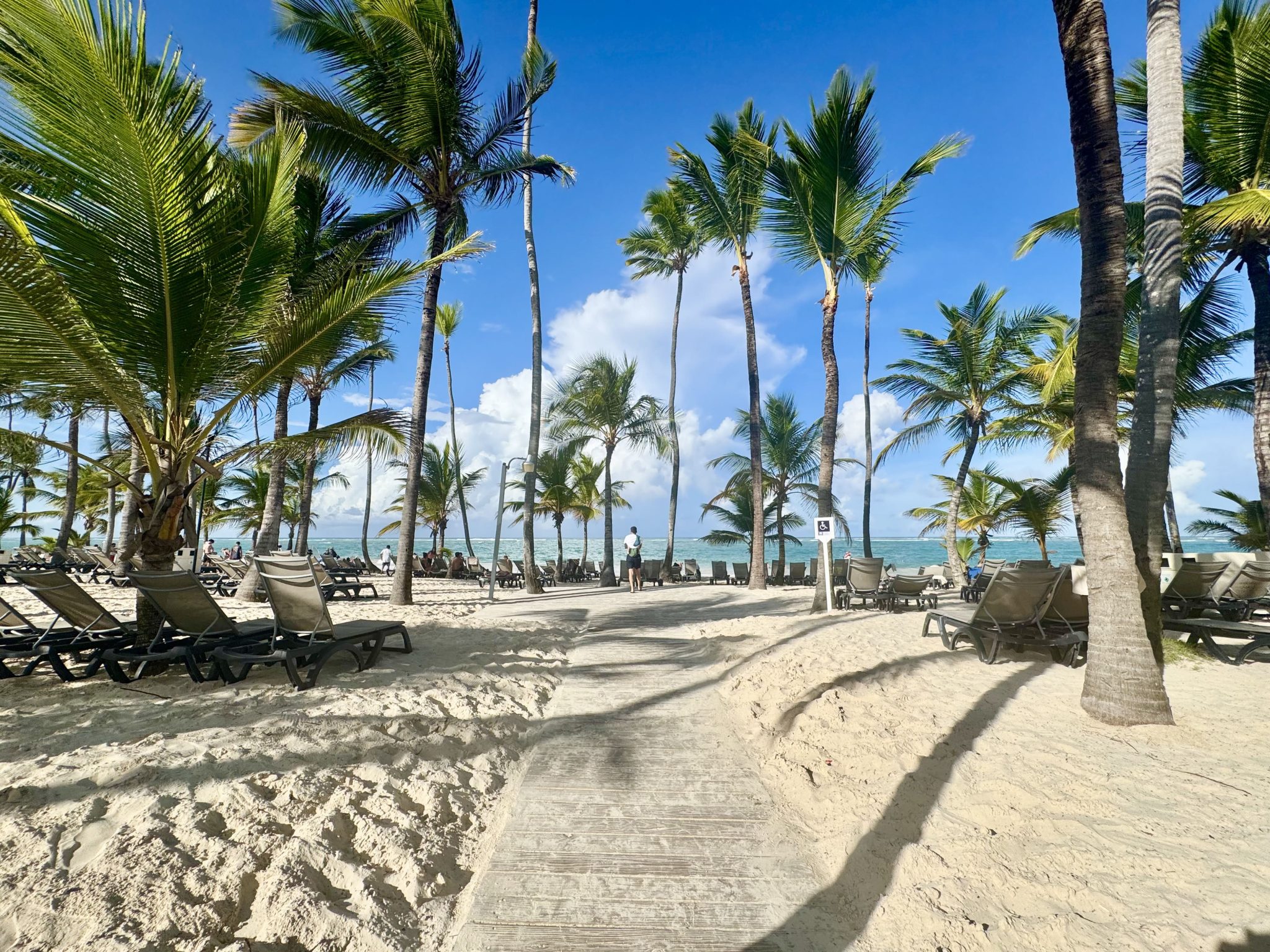 Playa del Occidental Punta Cana con arena ancha y mar en calma
