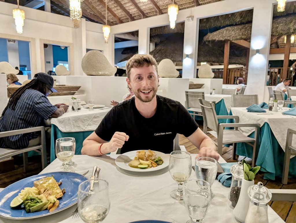 Plato del buffet del Occidental Punta Cana
