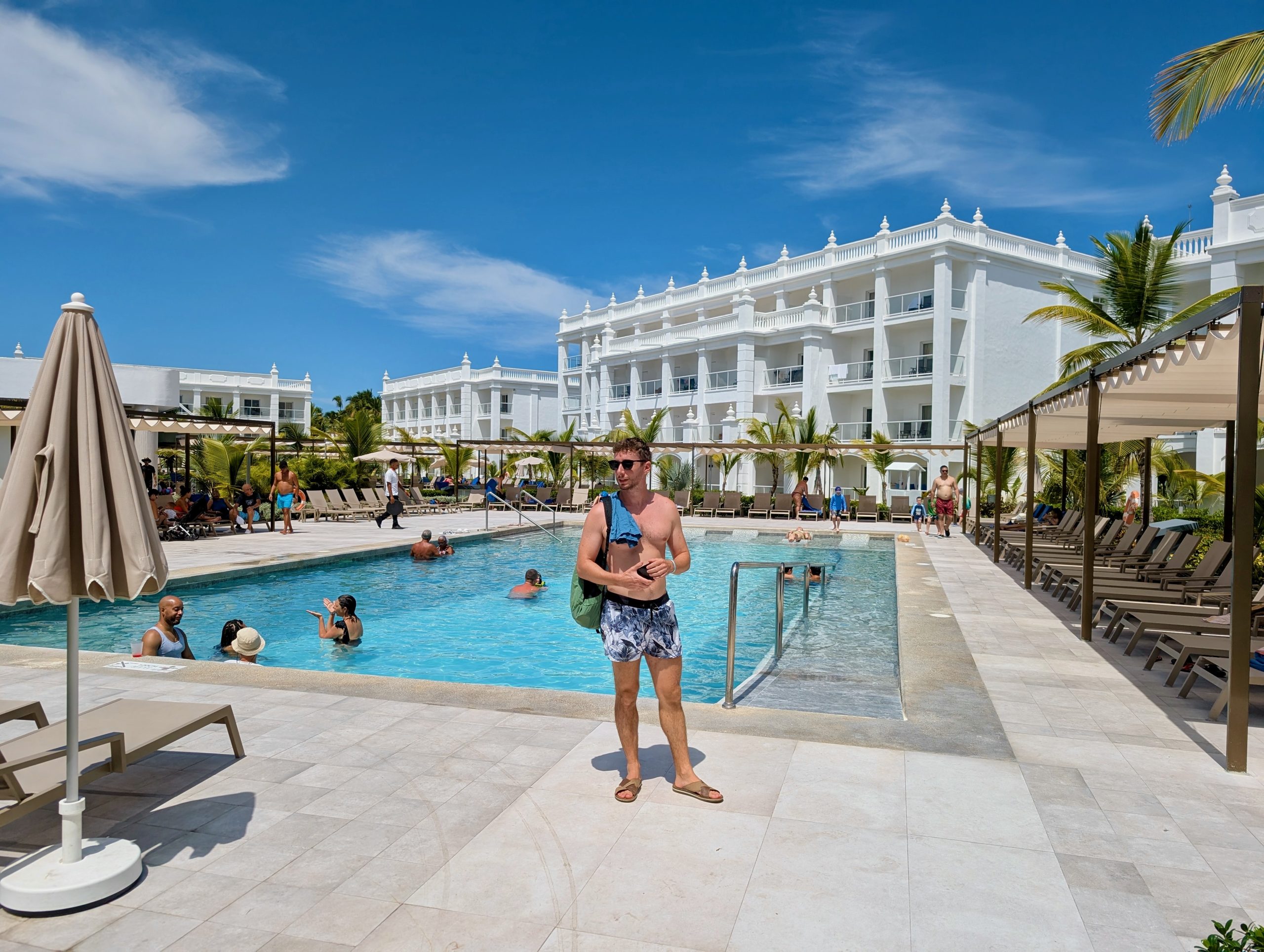 Una de las piscinas del RIU Palace Bávaro