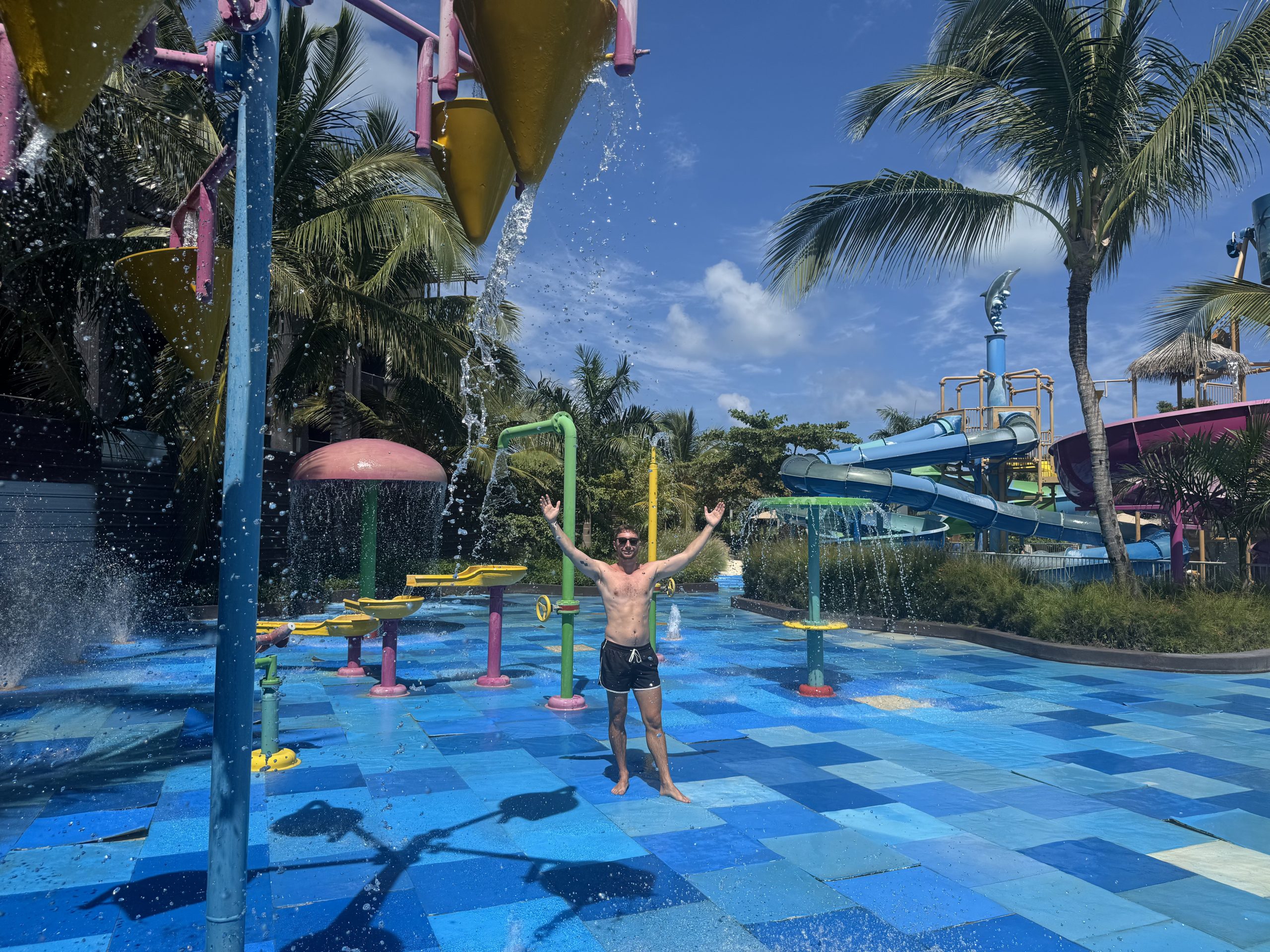 Water park inside The Boulevard at Lopesan Costa Bávaro
