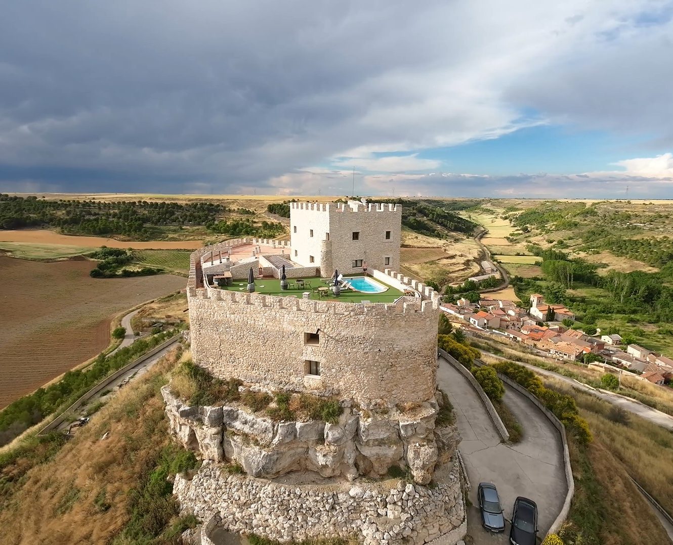 Hotel Castillo de Curiel, un castillo del siglo XI convertido en hotel en Curiel de Duero