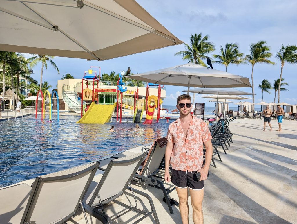 Zona de toboganes infantiles del Dreams Riviera Cancún