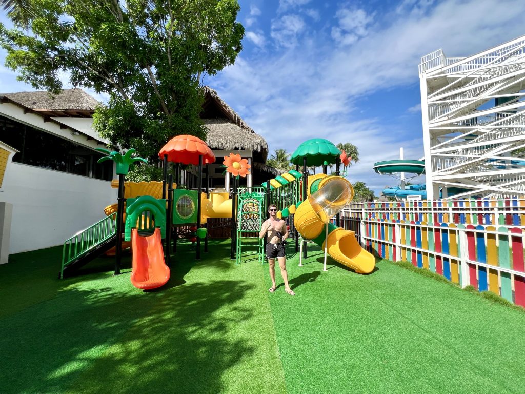 Kids' playground area