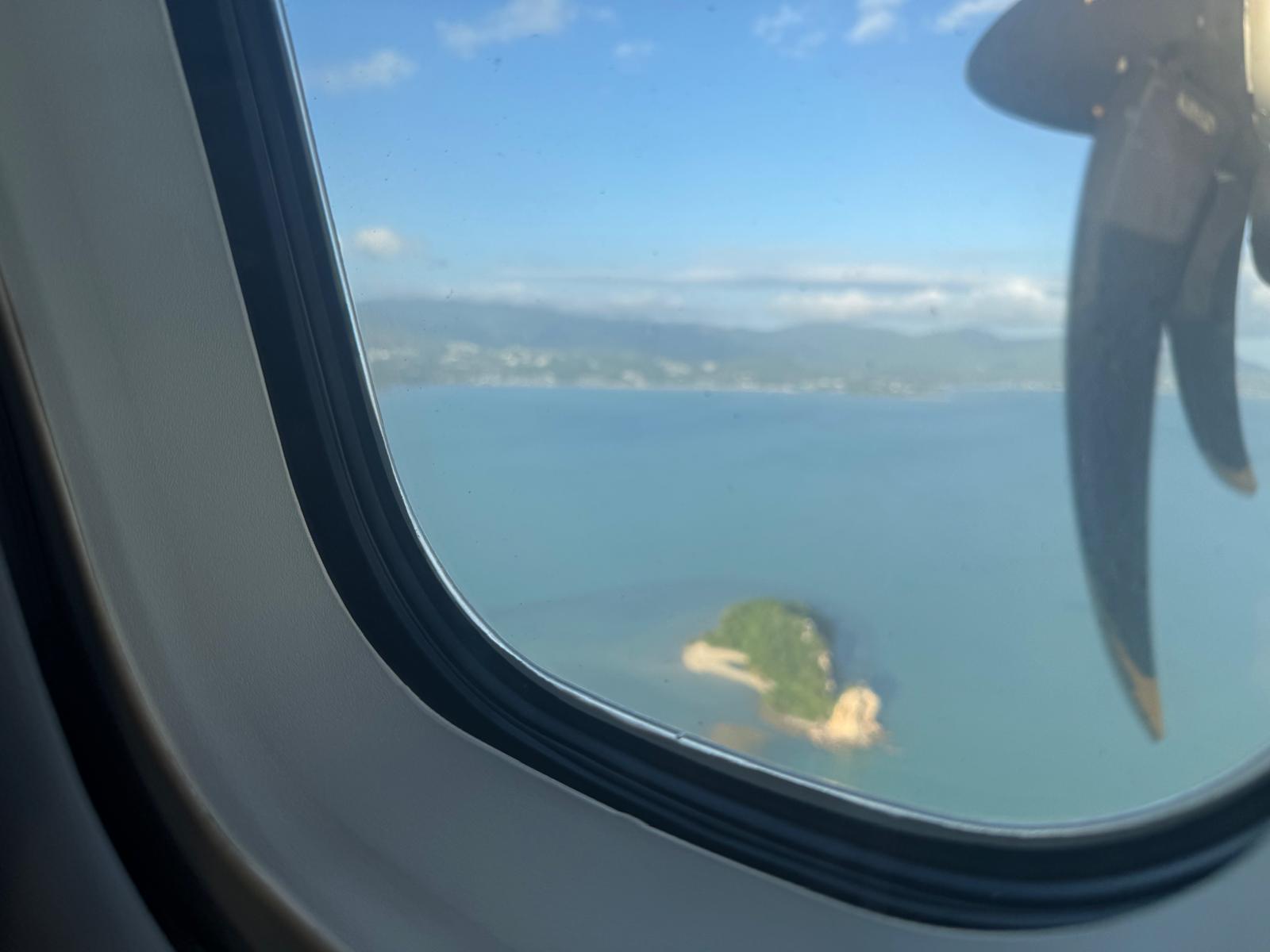Playa de Choeng Mon vista aérea