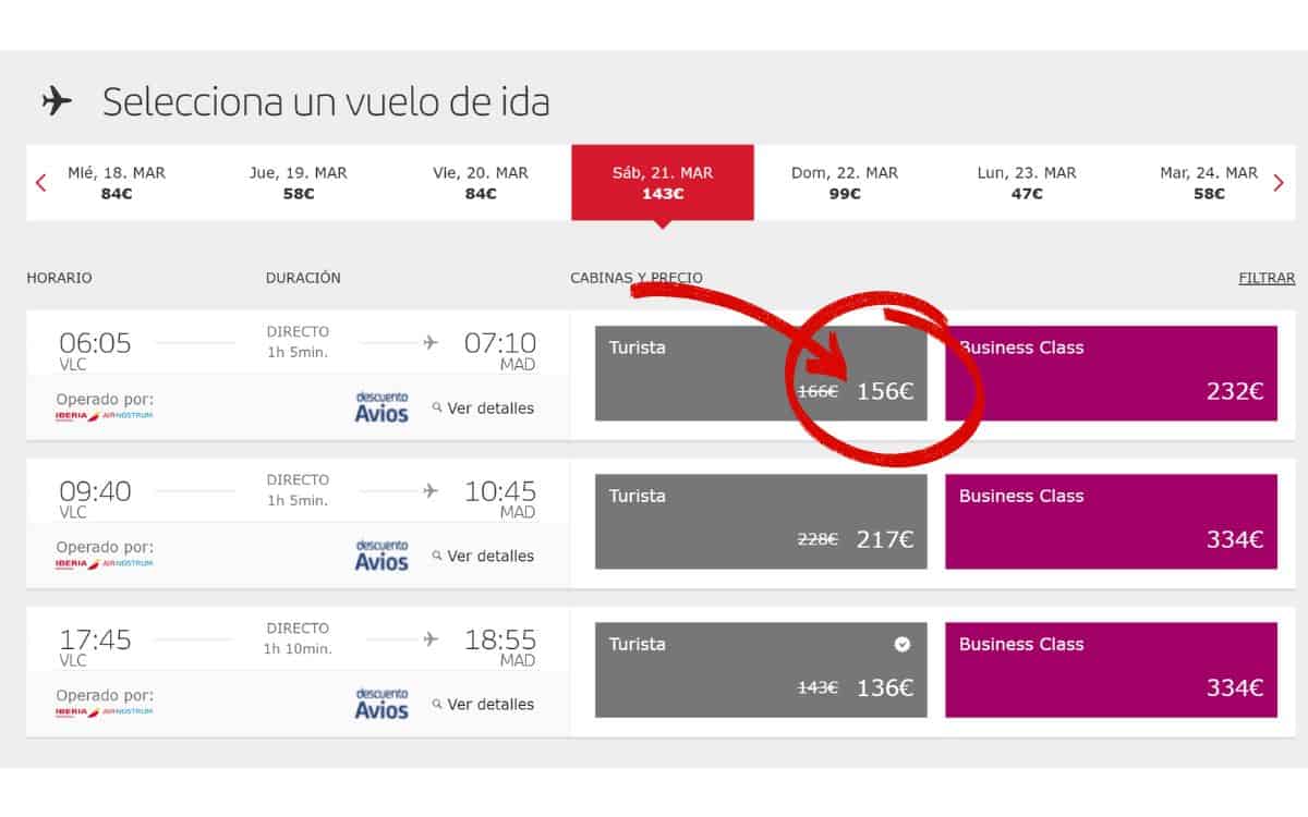 Precio 156 euros