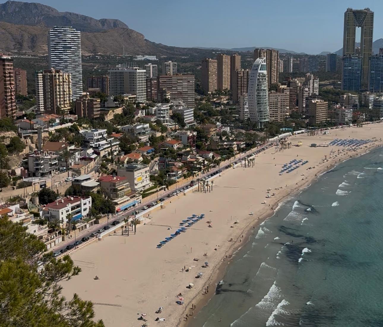 Playa cerca del Hotel Alone