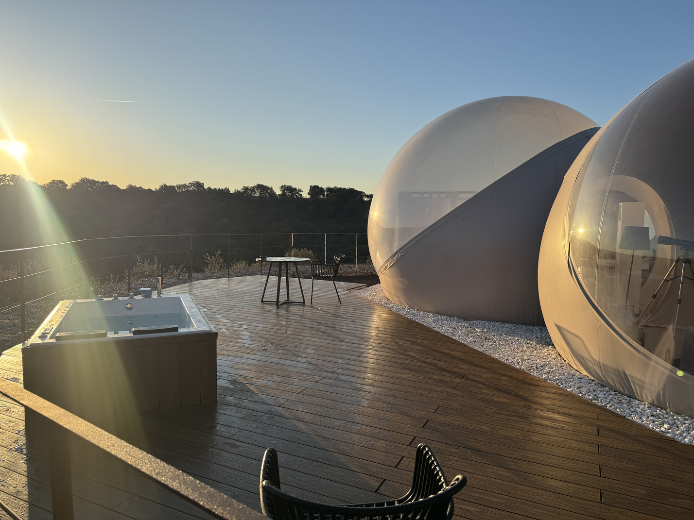 Jacuzzi exterior de Miluna