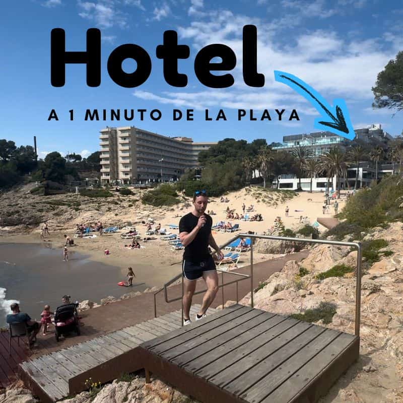 El Best Cap Salou con la playa justo delante