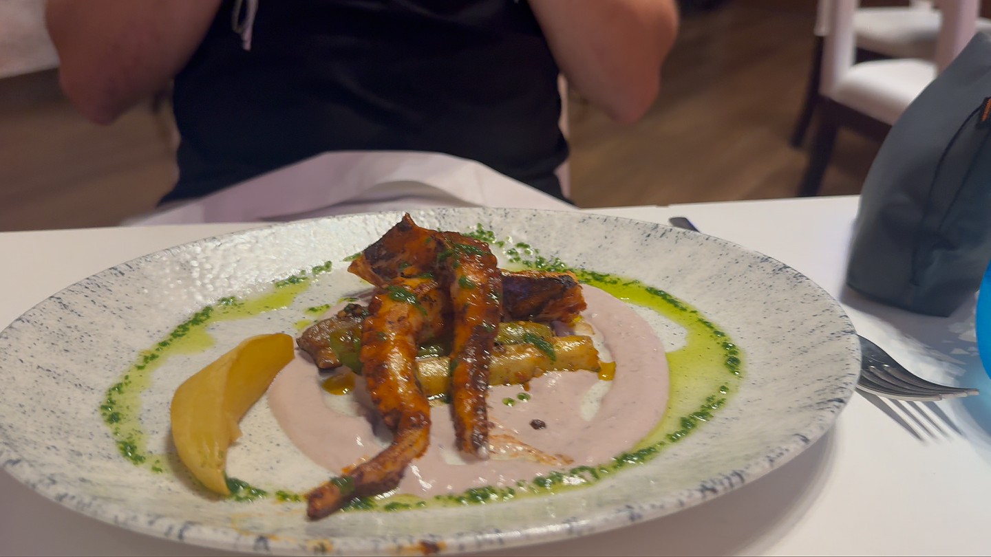Food plate at a Punta Cana all-inclusive resort