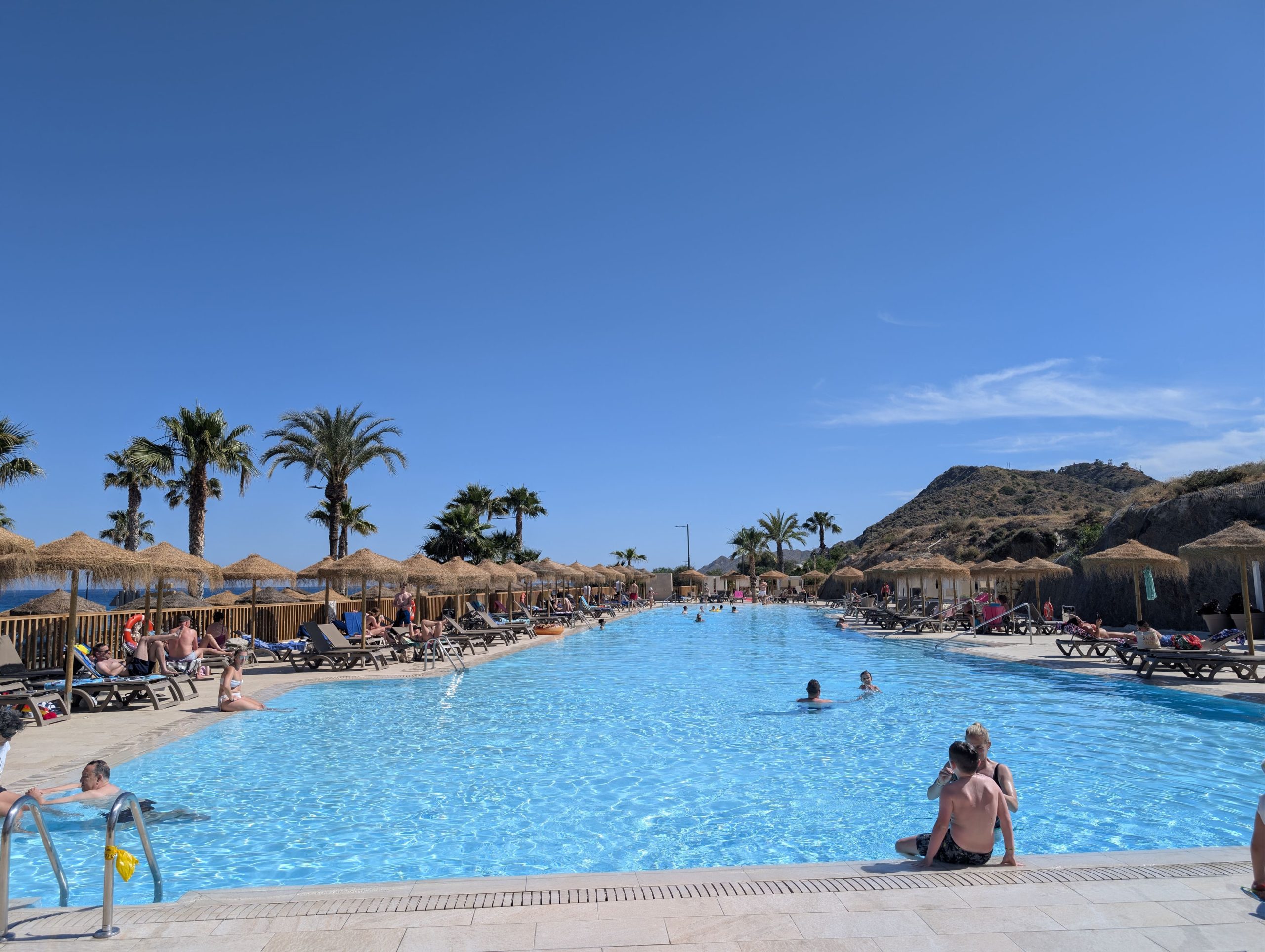 Best Indalo pool with parasols and sunbeds