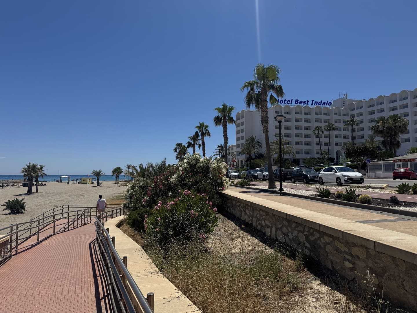 Best Indalo beach view from the hotel