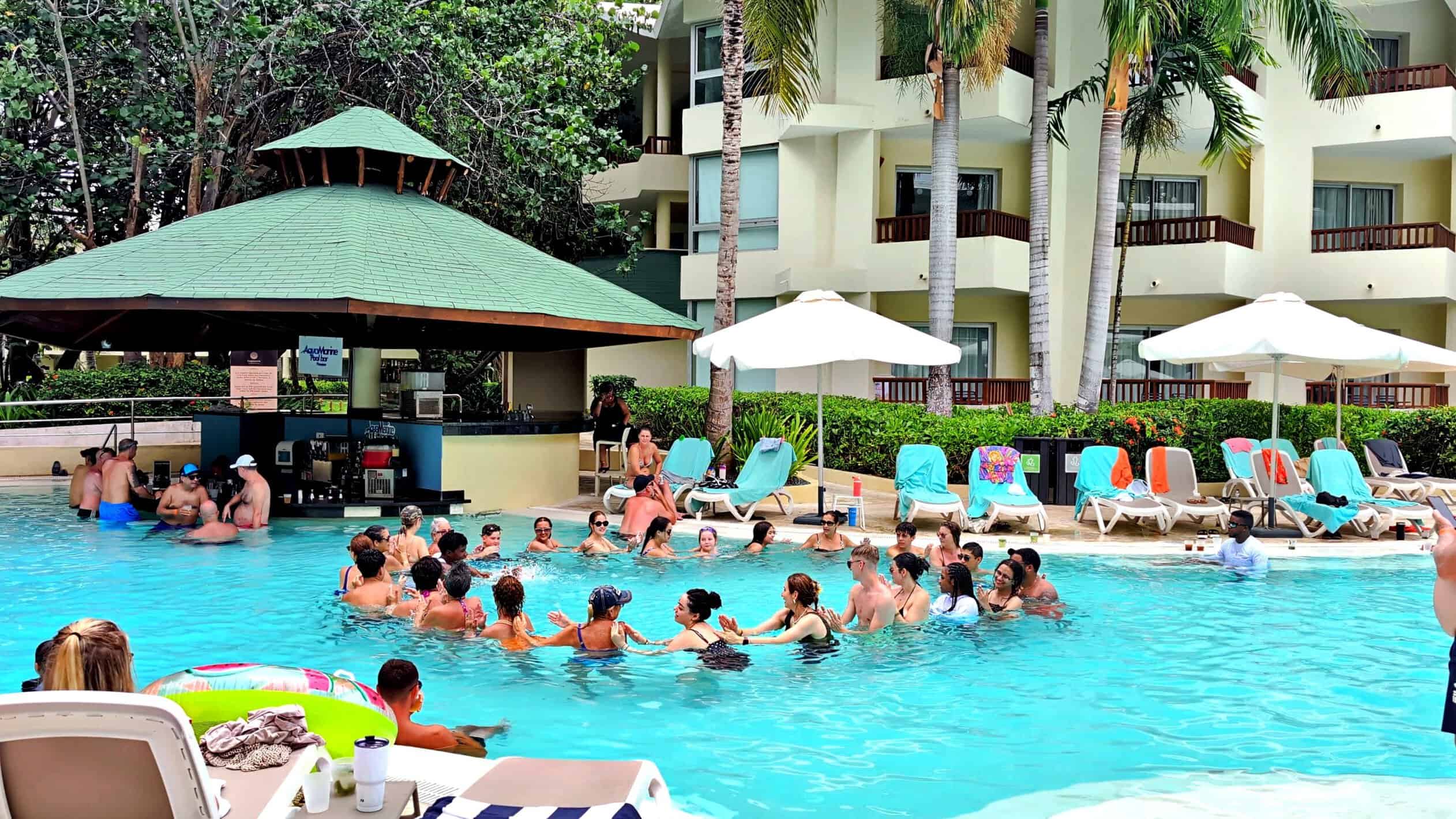 Actividades en la piscina