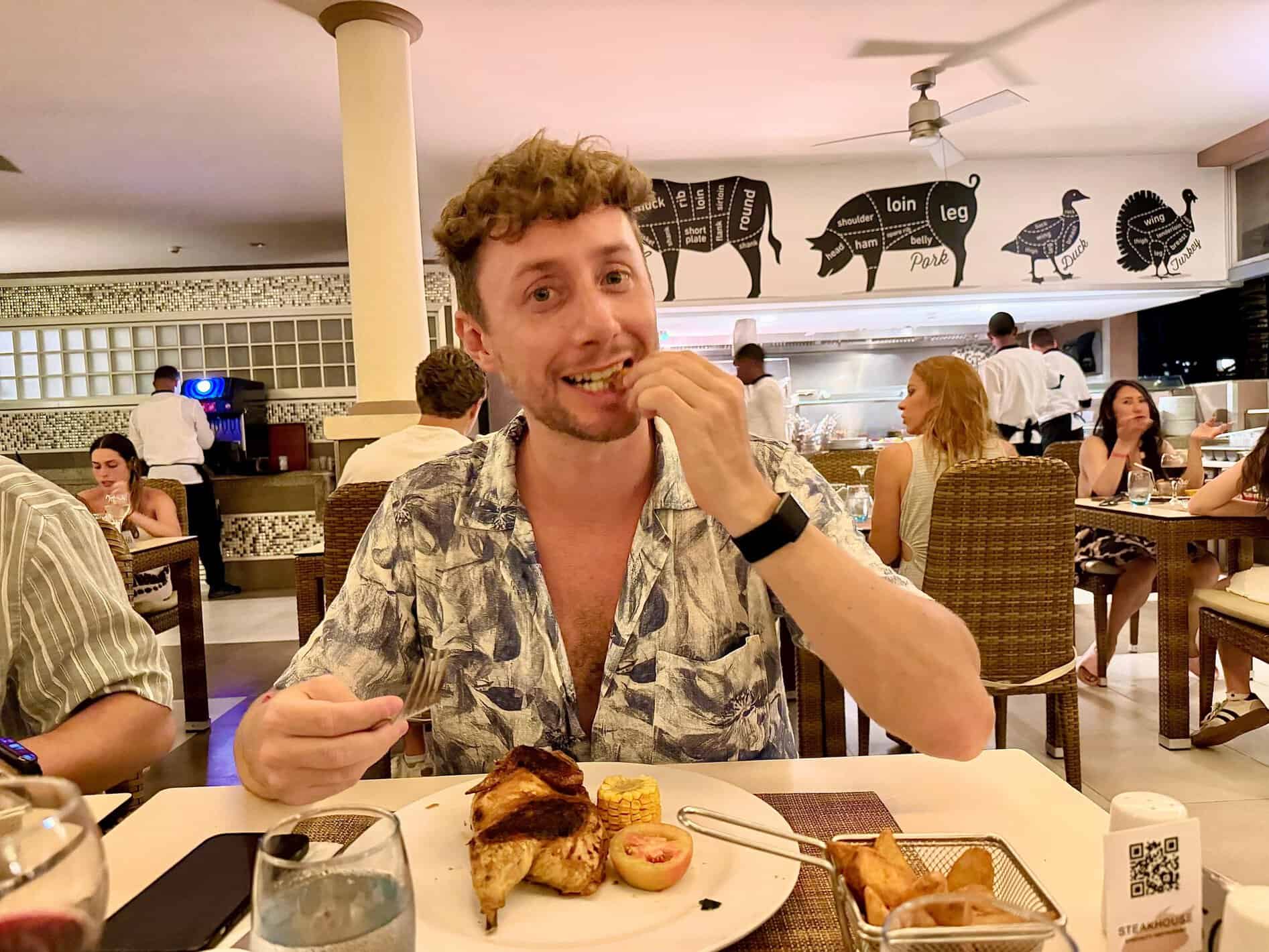 Restaurante Steak House a la carta del RIU Bambú