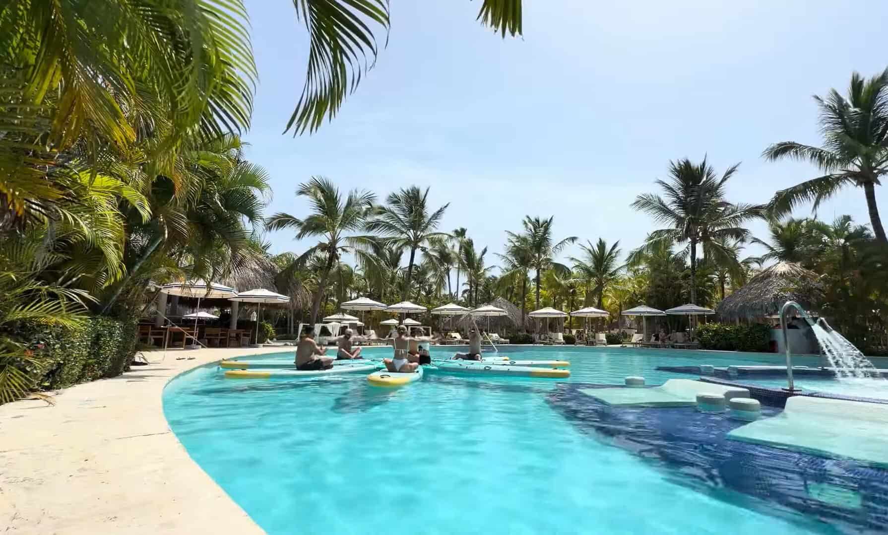 Paddle pilates en el ZEL Punta Cana