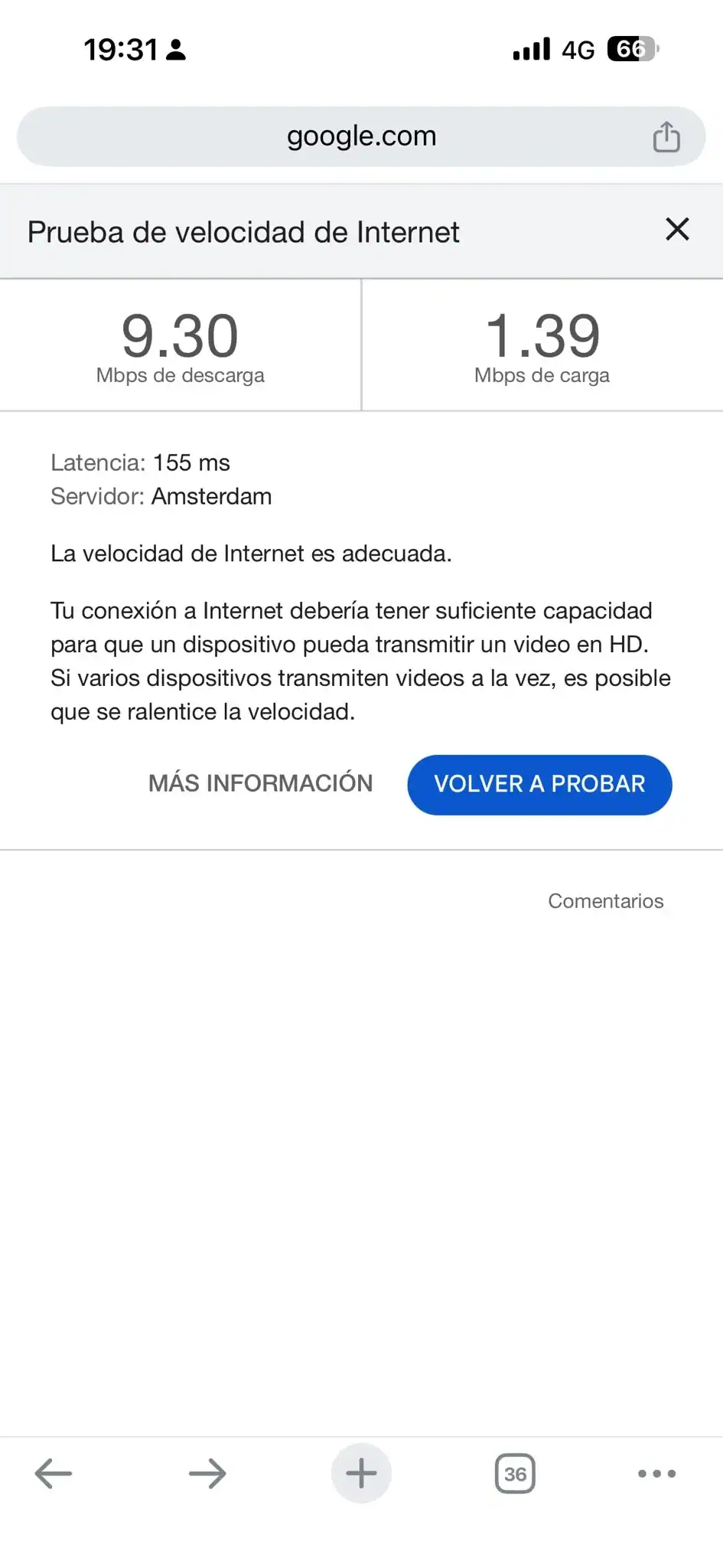 Confirmación de compra de Airalo