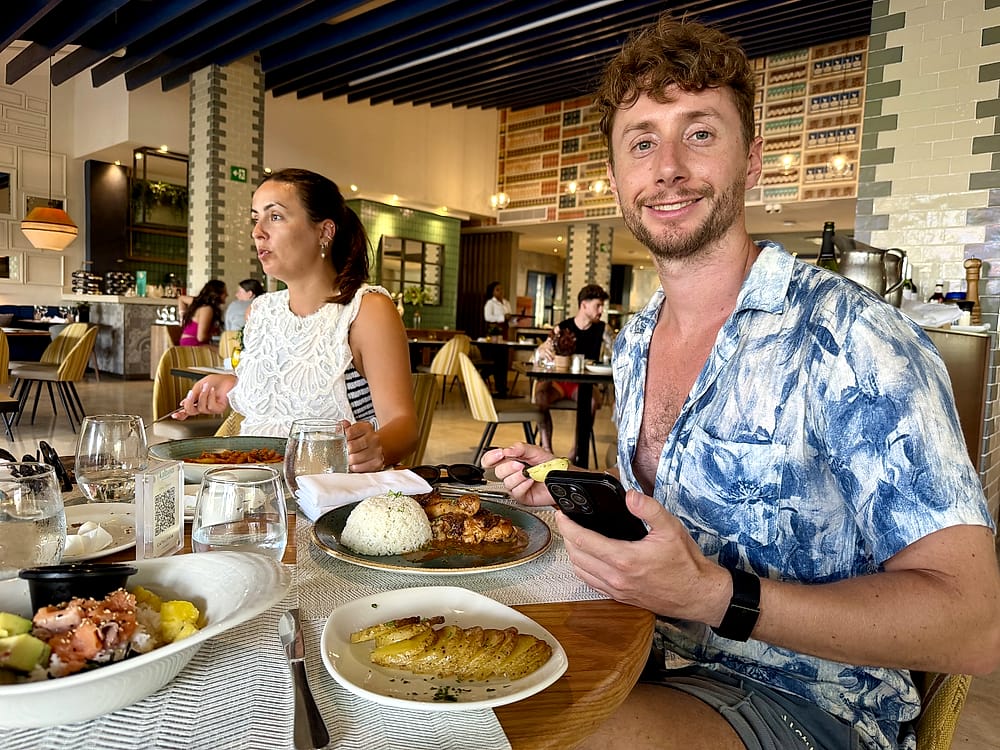 Almuerzo en el Catalonia Royal Bávaro