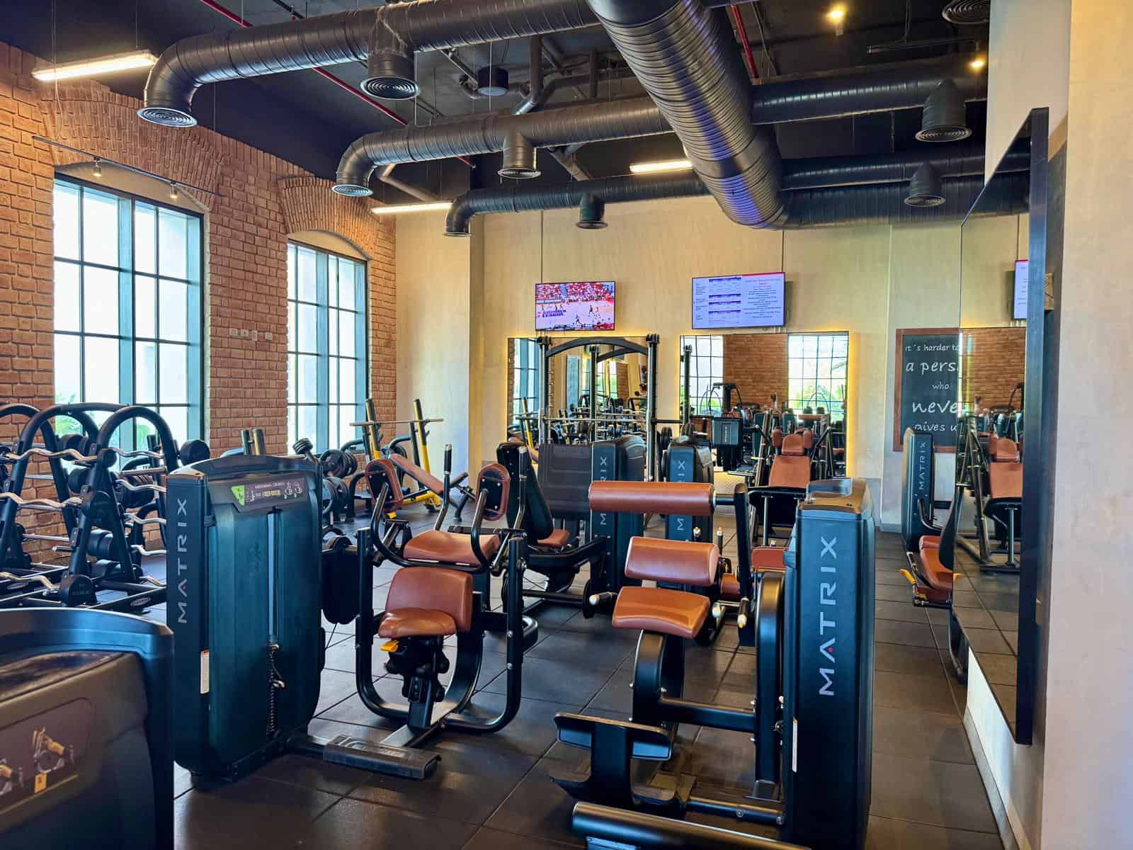 Gimnasio del Hyatt Zilara Cap Cana