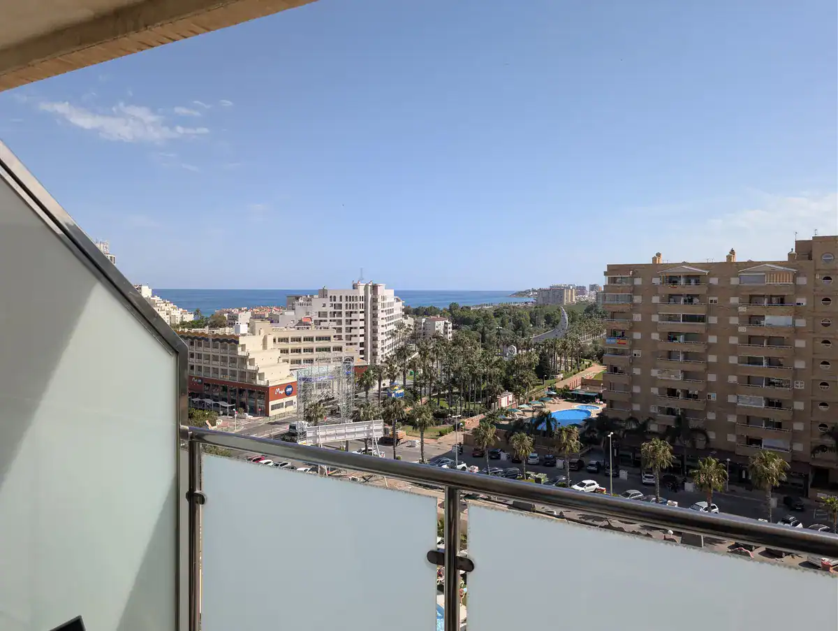 Vistas al mar y a Oropesa del Mar desde la terraza de la habitación