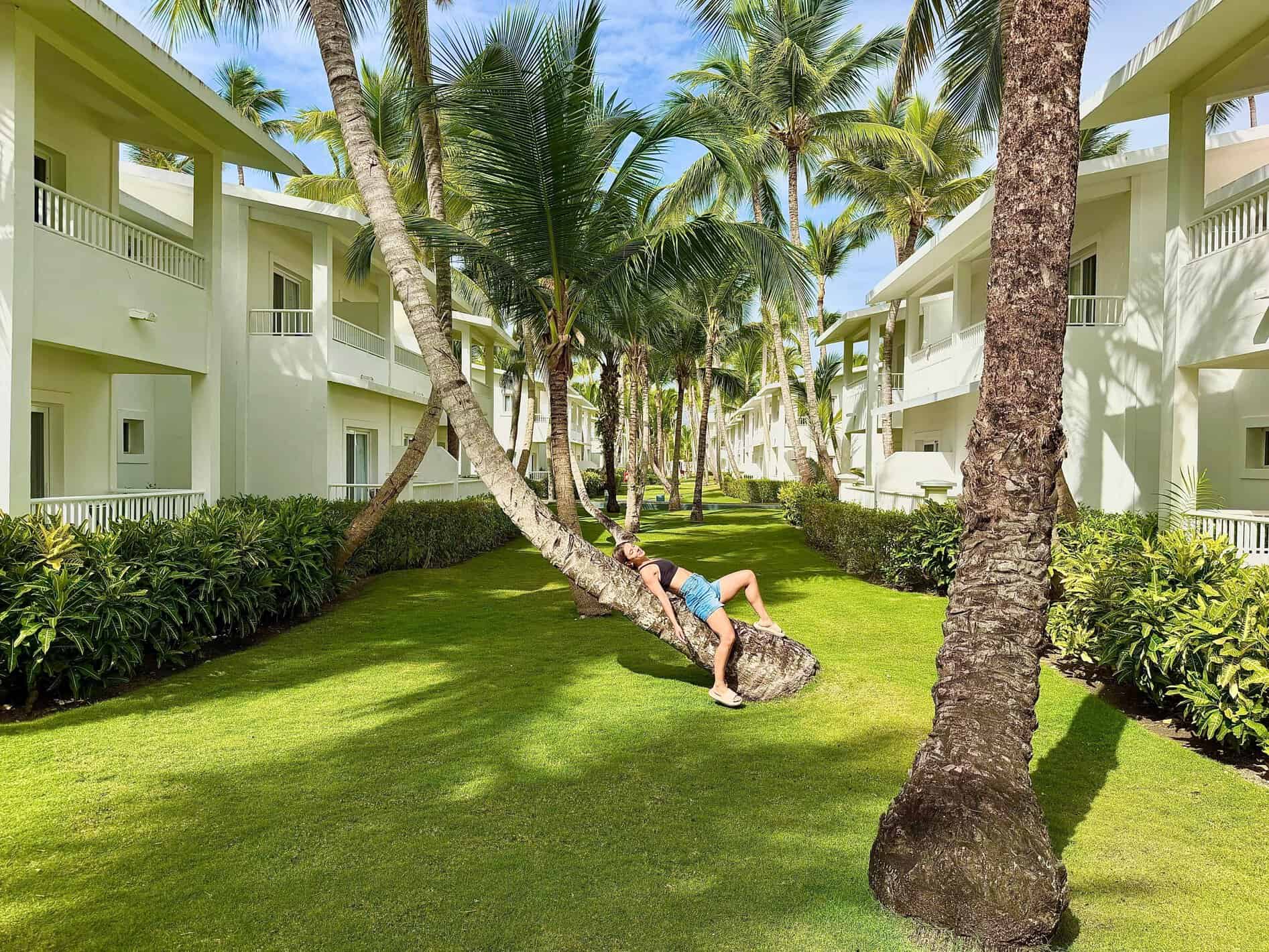 Jardines y zonas comunes del RIU Bambú Punta Cana