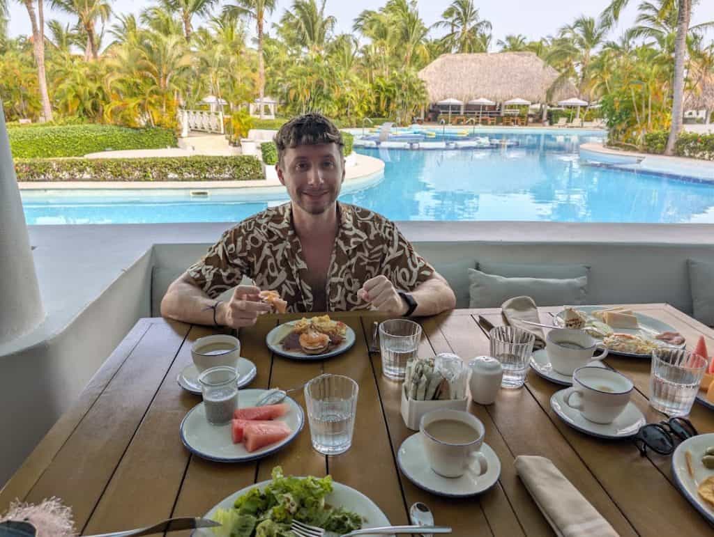 Vistas desde el desayuno del ZEL Punta Cana