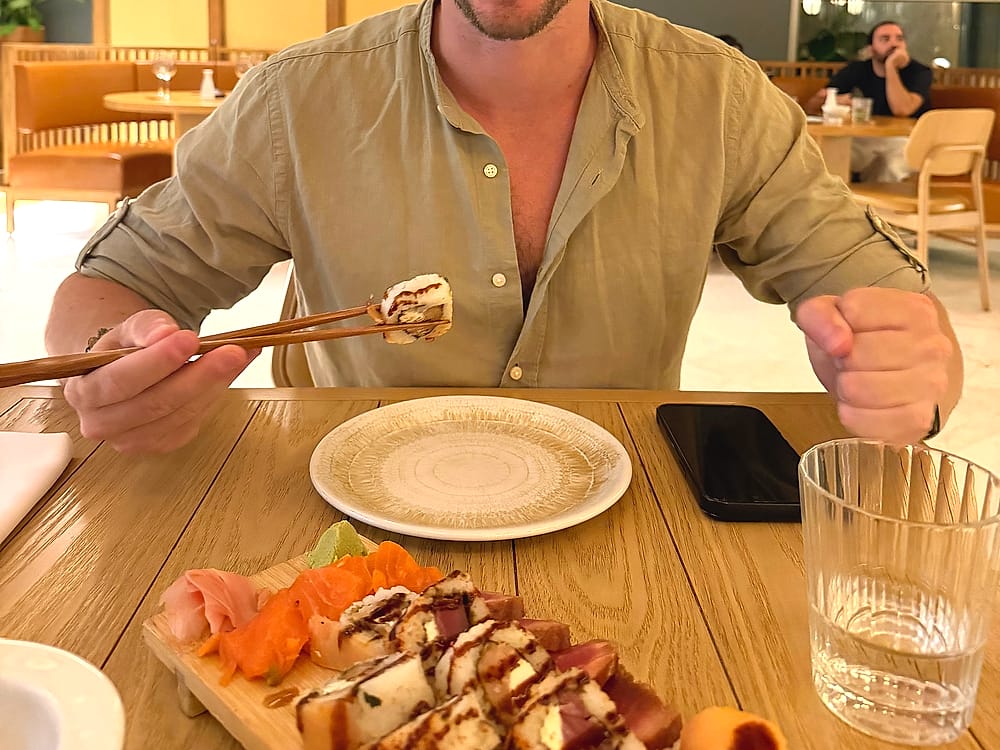 Sushi del restaurante japonés del ZEL Punta Cana