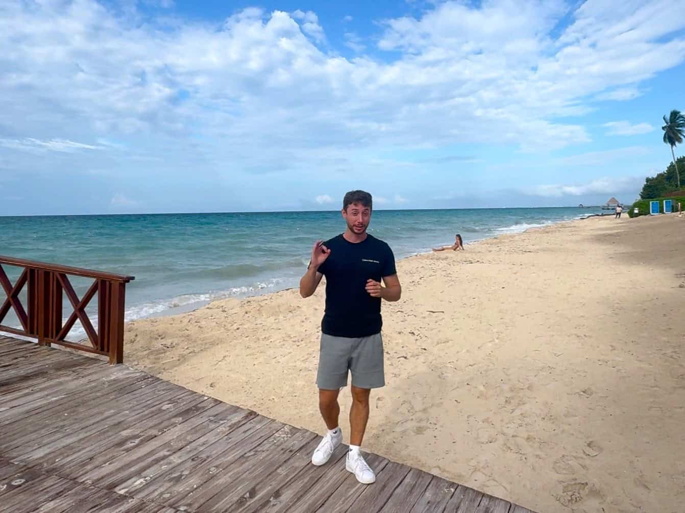 Playa sin sargazo del Sunscape Dominicus en La Romana