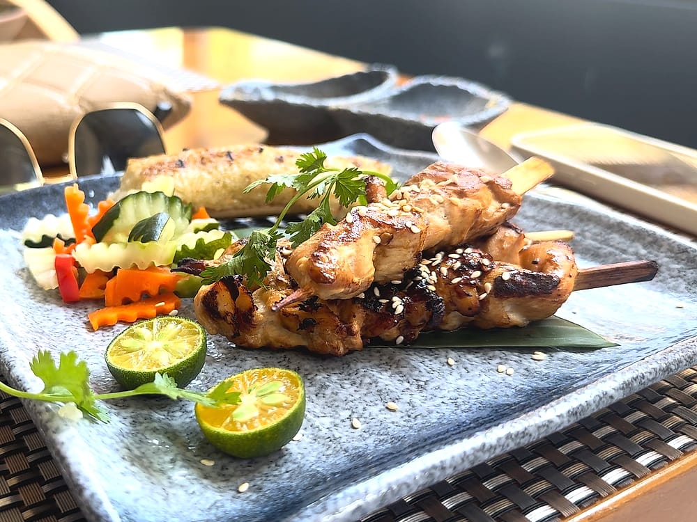 Plato de la cena a la carta del Meliá Danang