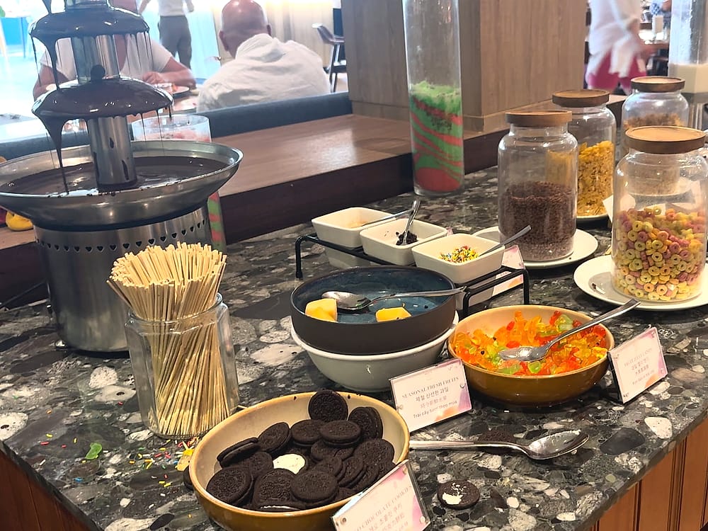 Desayuno buffet del Meliá Danang