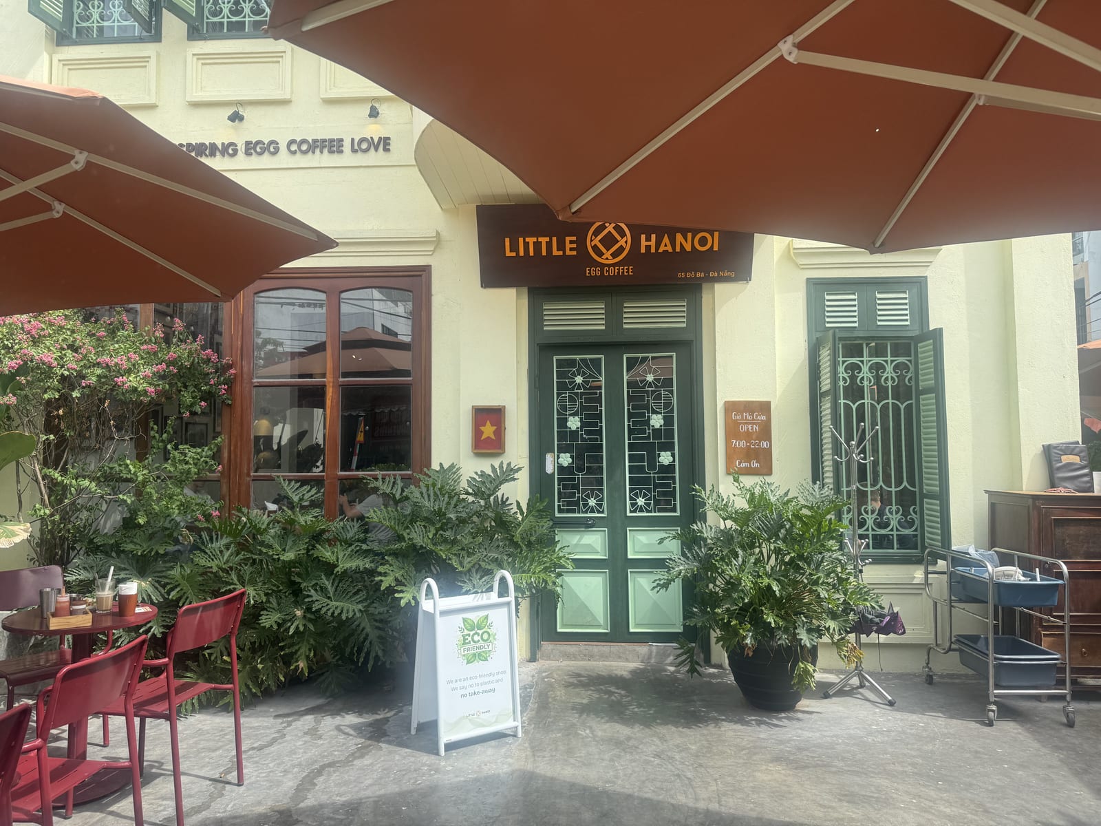 La cafetería Little Hanoi, en la zona de Mỹ Khê