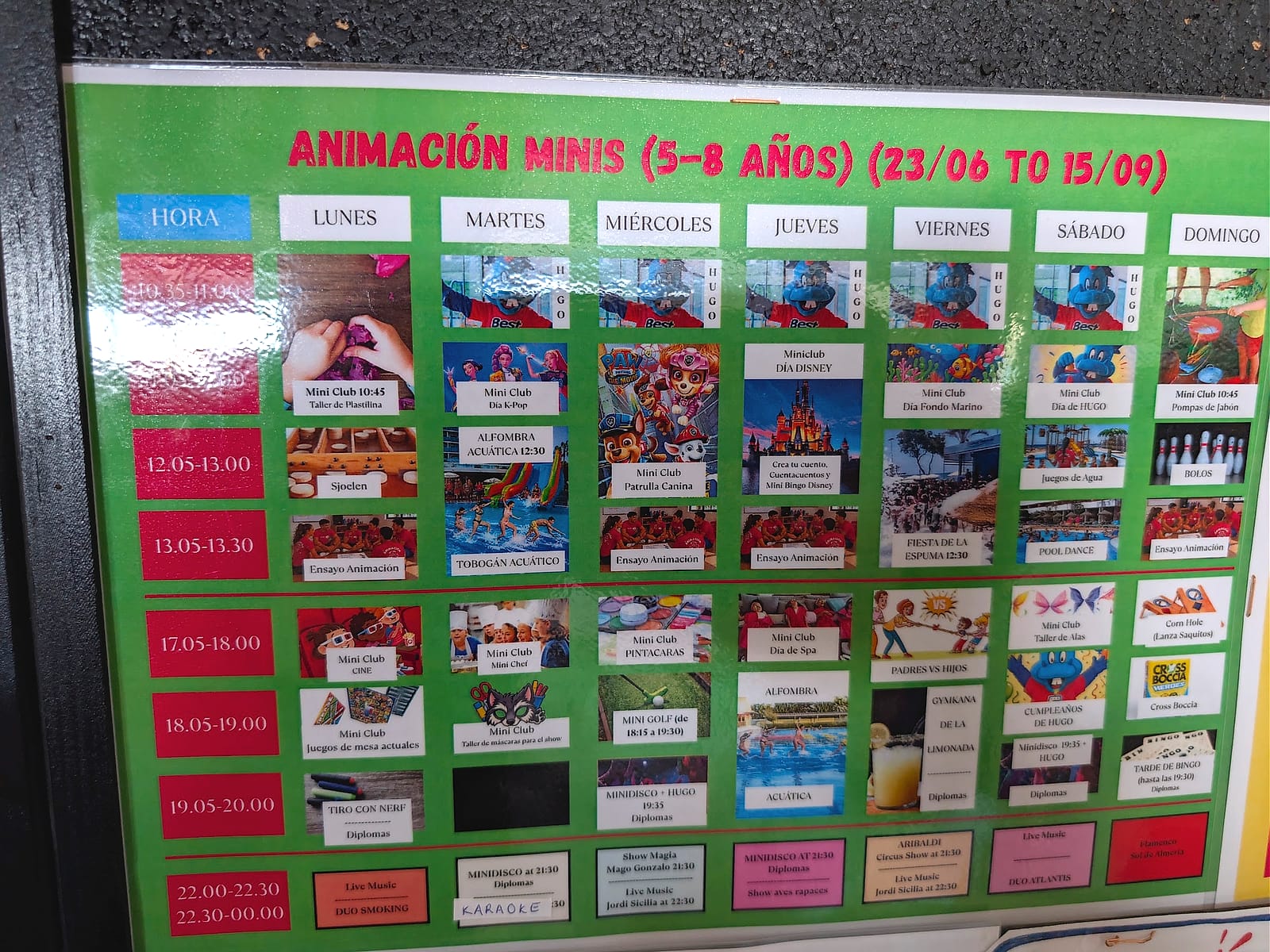 El cartel de la animación para niños de 5 a 8 años del Best Sabinal